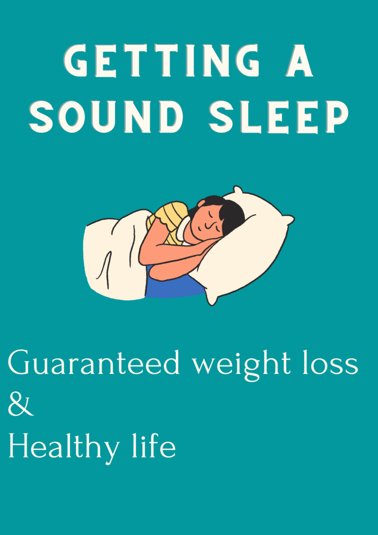 Sound sleep for weight loss and healthy life